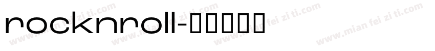 rocknroll字体转换