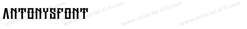 AntonysFont字体转换