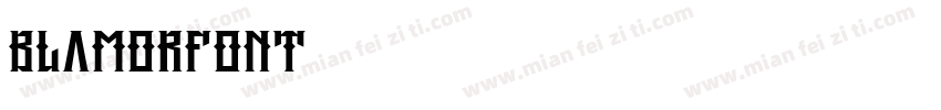 BlamorFont字体转换