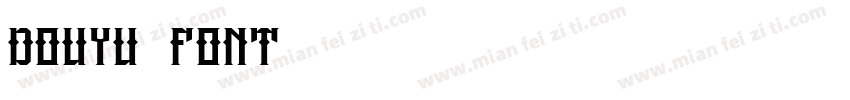 DOUYU-Font-普通字体转换