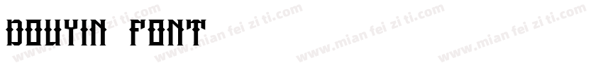 Douyin-Font字体转换