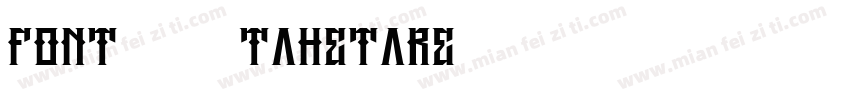FONT1000TAhetare字体转换