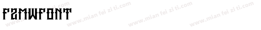 FZMWFont字体转换