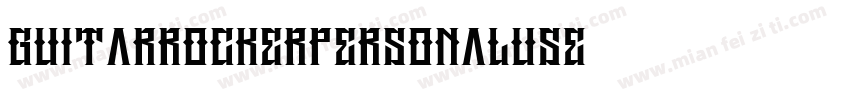 GuitarRockerPersonaluse字体转换