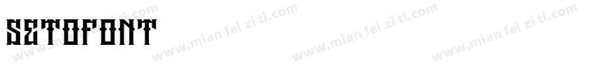 SetoFont【墨墨】念汐字体转换