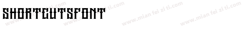 ShortcutsFont字体转换