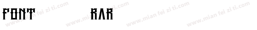 font231130rar字体转换