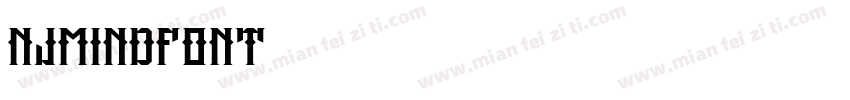 njmindFont字体转换
