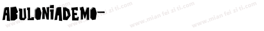 AbuloniaDemo字体转换