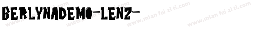 BerlynaDemo-LenZ字体转换