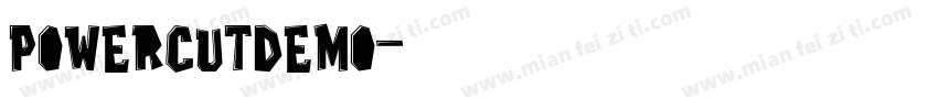 PowercutDemo字体转换