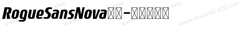 RogueSansNova下载字体转换