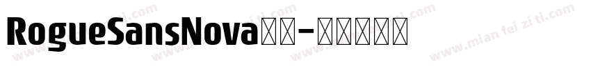 RogueSansNova下载字体转换