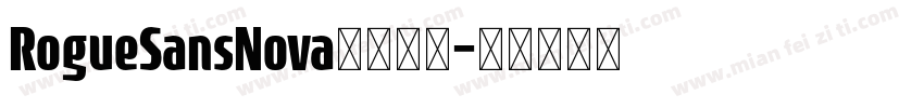RogueSansNova字体查找字体转换