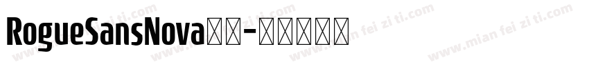 RogueSansNova下载字体转换
