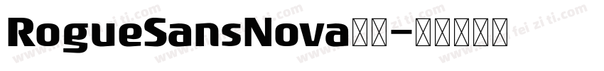 RogueSansNova下载字体转换