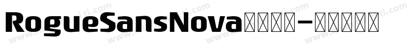RogueSansNova字体查找字体转换