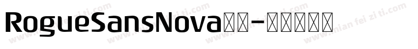 RogueSansNova下载字体转换