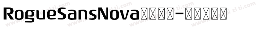 RogueSansNova字体查找字体转换