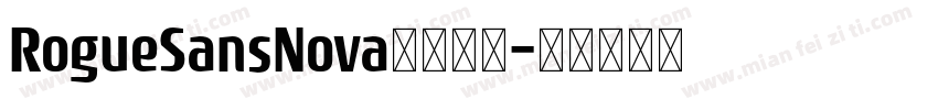 RogueSansNova字体查找字体转换