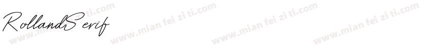 RollandSerif字体转换