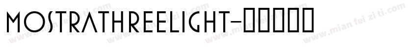 MostraThreeLight字体转换