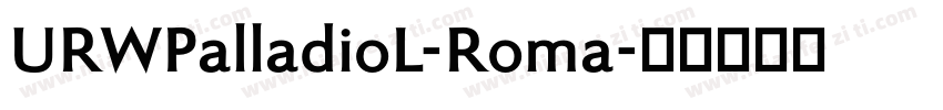 URWPalladioL-Roma字体转换