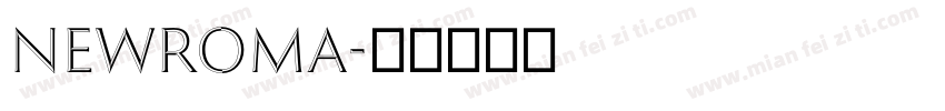 NewRoma字体转换