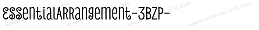 EssentialArrangement-3BZp字体转换