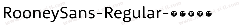 RooneySans-Regular字体转换