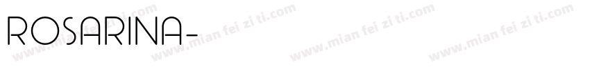 rosarina字体转换