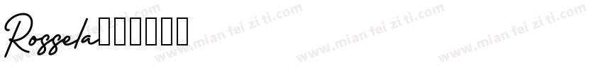 Rossela字体转换