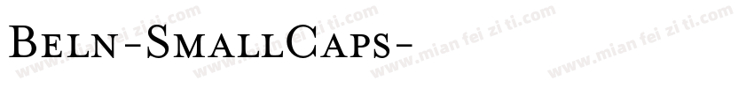 Beln-SmallCaps字体转换