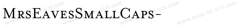 MrsEavesSmallCaps字体转换