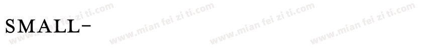 small字体转换