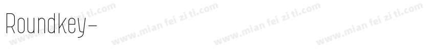 Roundkey字体转换