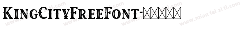 KingCityFreeFont字体转换