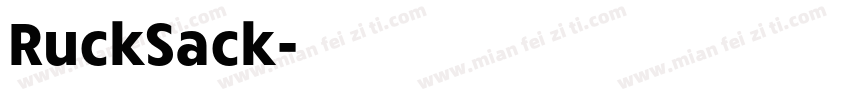 RuckSack字体转换