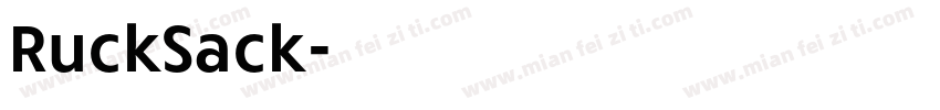 RuckSack字体转换