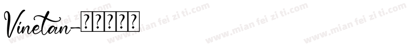 Vinetan字体转换