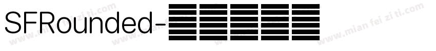 SFRounded字体转换