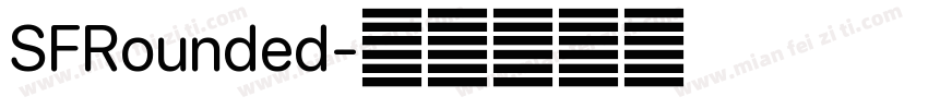 SFRounded字体转换