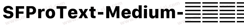SFProText-Medium字体转换
