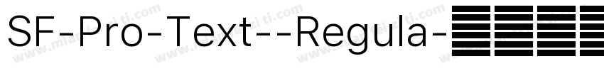 SF-Pro-Text--Regula字体转换