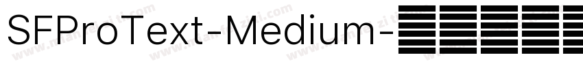 SFProText-Medium字体转换