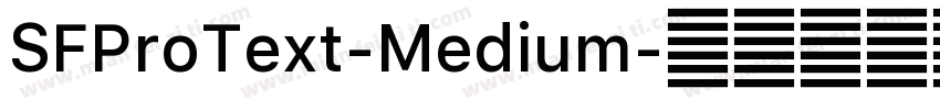 SFProText-Medium字体转换