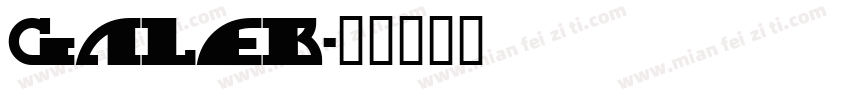 Galeb字体转换