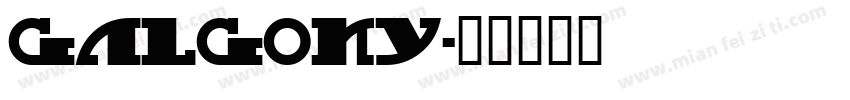 Galgony字体转换
