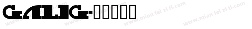 Galig字体转换