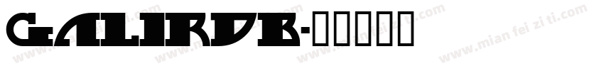 Galirdb字体转换